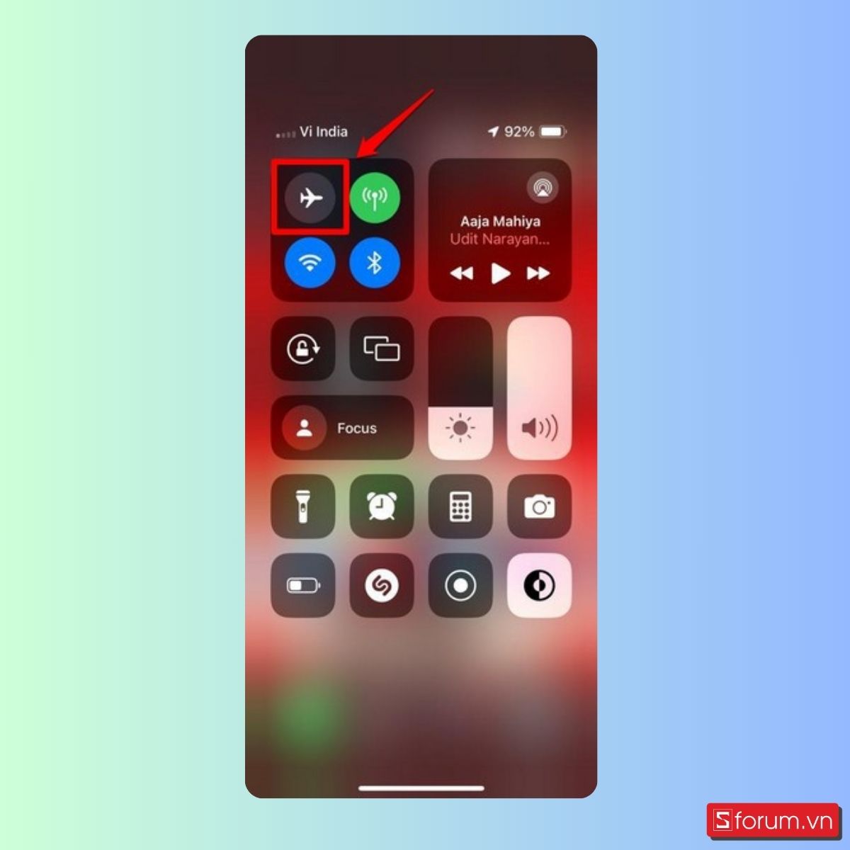 Bật và tắt Chế độ máy bay trên iPhone của bạn - Bước 3