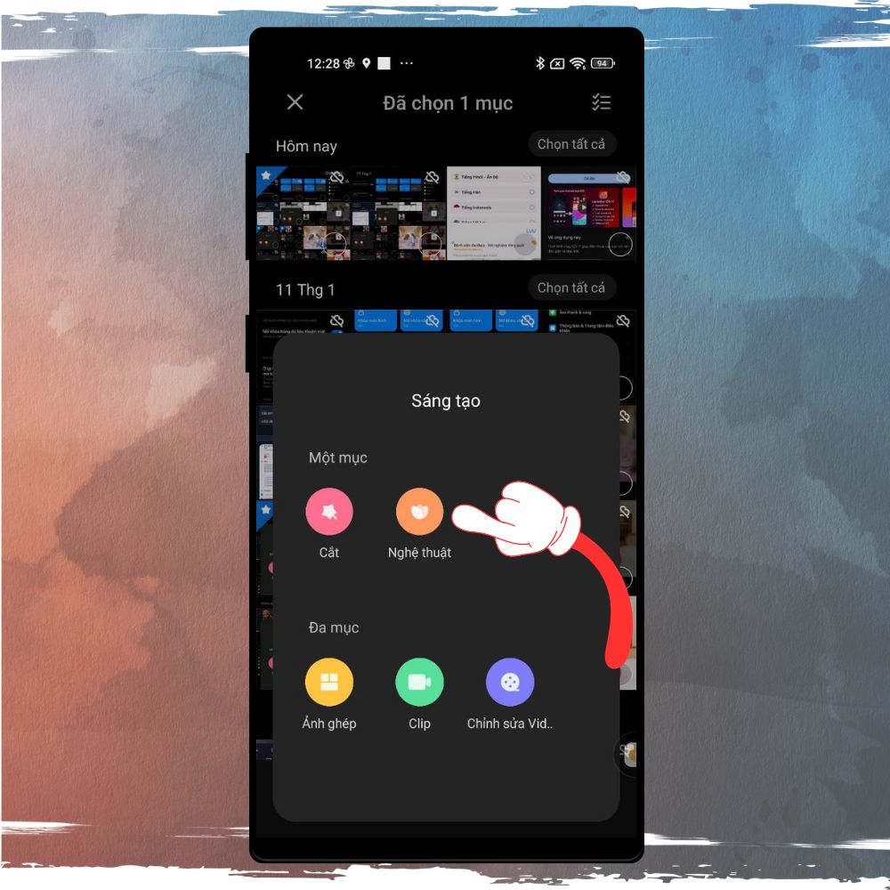 Cách tạo ảnh nghệ thuật với điện thoại Xiaomi 2