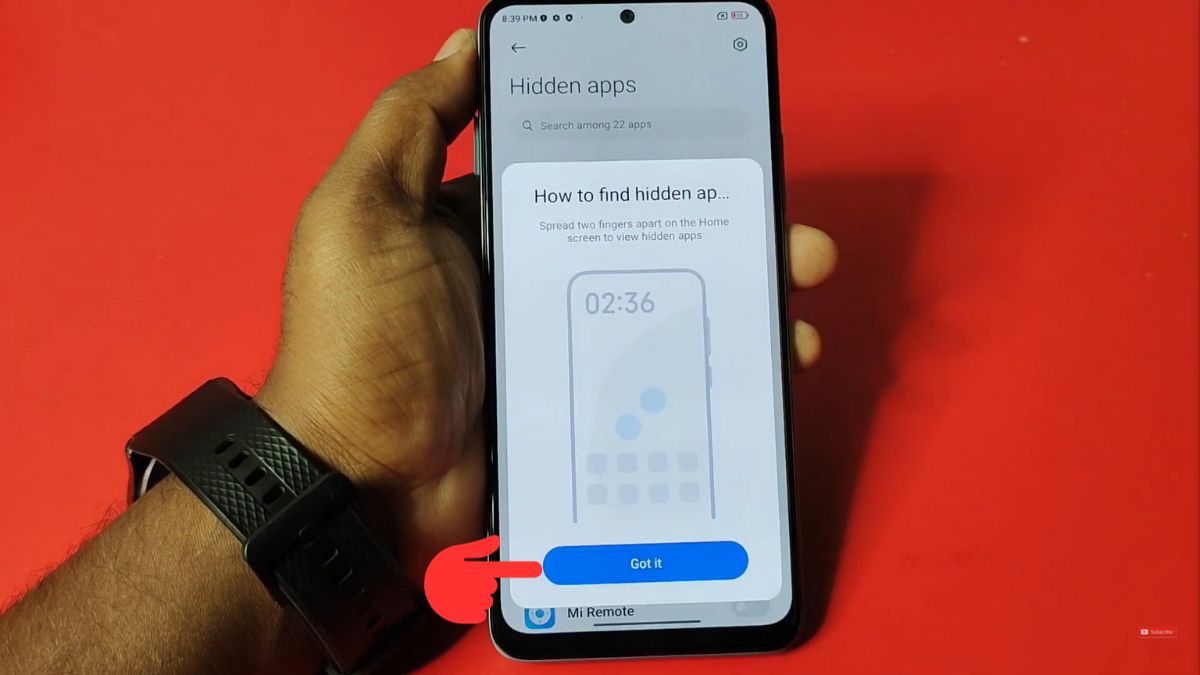 Cách ẩn ứng dụng trên Redmi Note 13 - bước 4