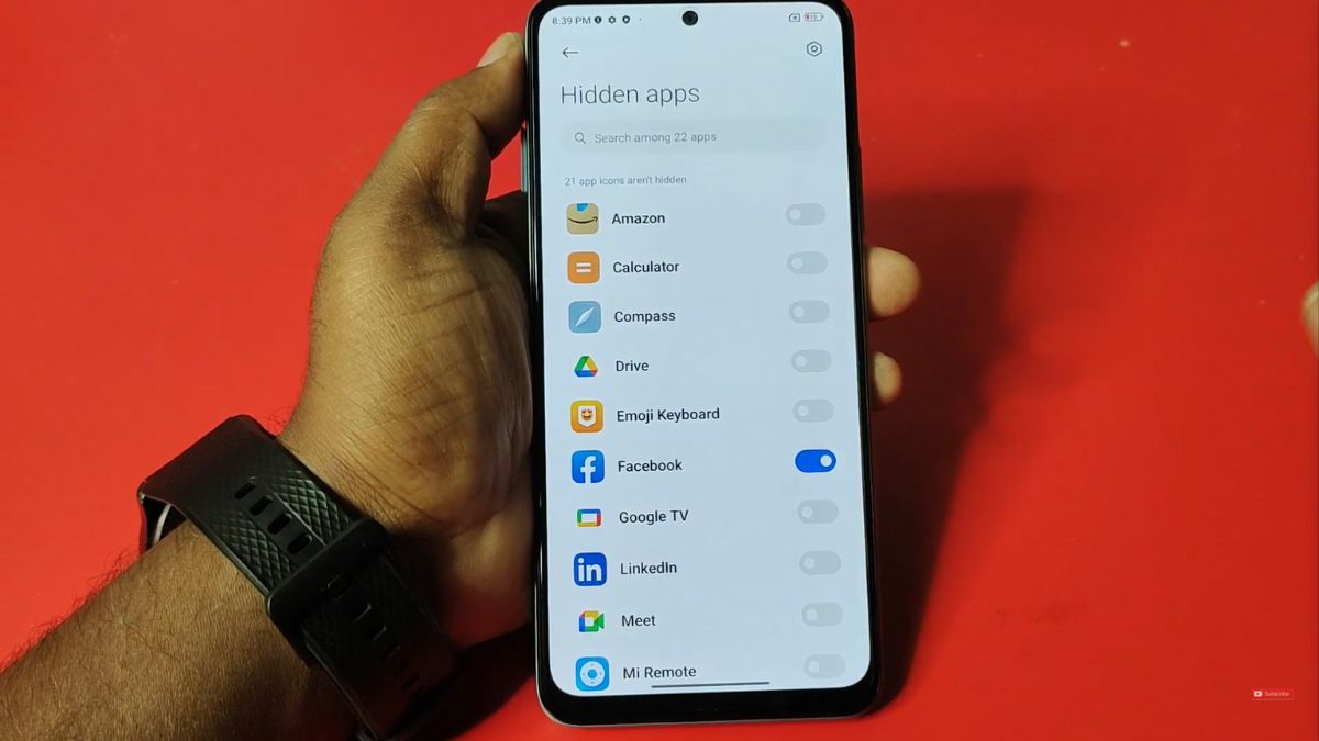 Cách ẩn ứng dụng trên Redmi Note 13 - bước 5