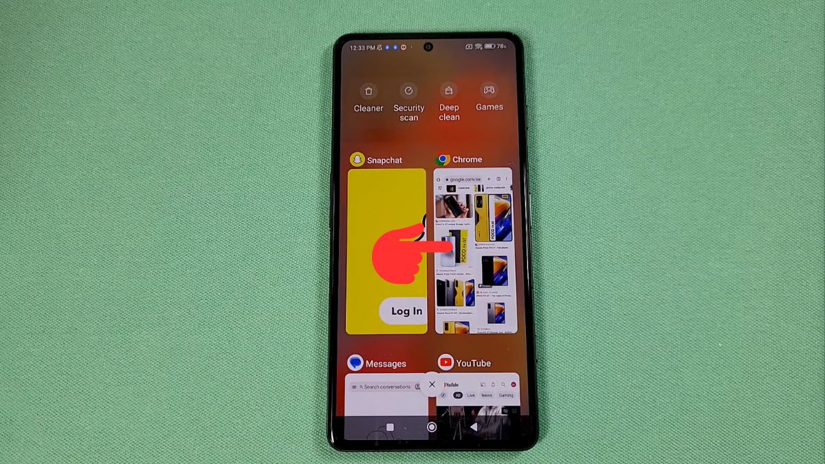 Cách chia đôi màn hình Redmi Note 13 - bước 2