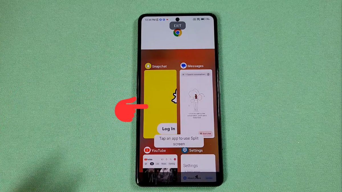 Cách chia đôi màn hình Redmi Note 13 - bước 4