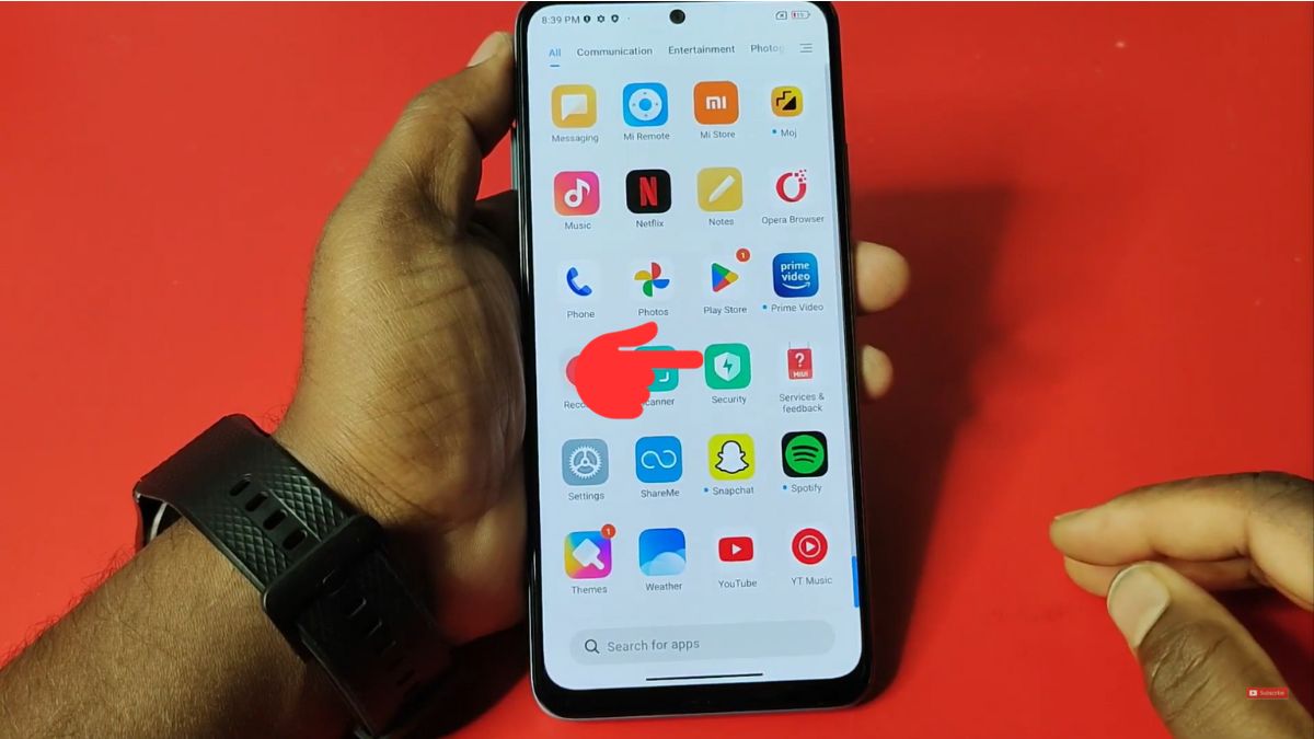 Cách ẩn ứng dụng trên Redmi Note 13 - bước 1
