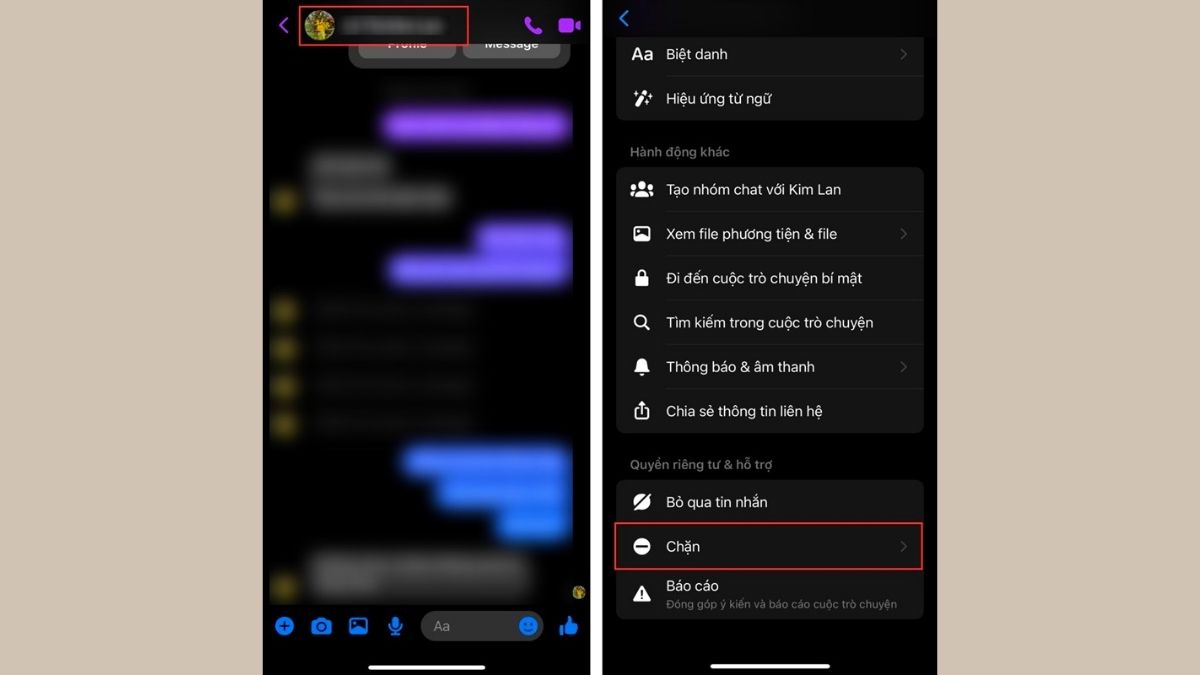 Cách đặt biệt danh, nickname trên Messenger mà không ai biết bước 1