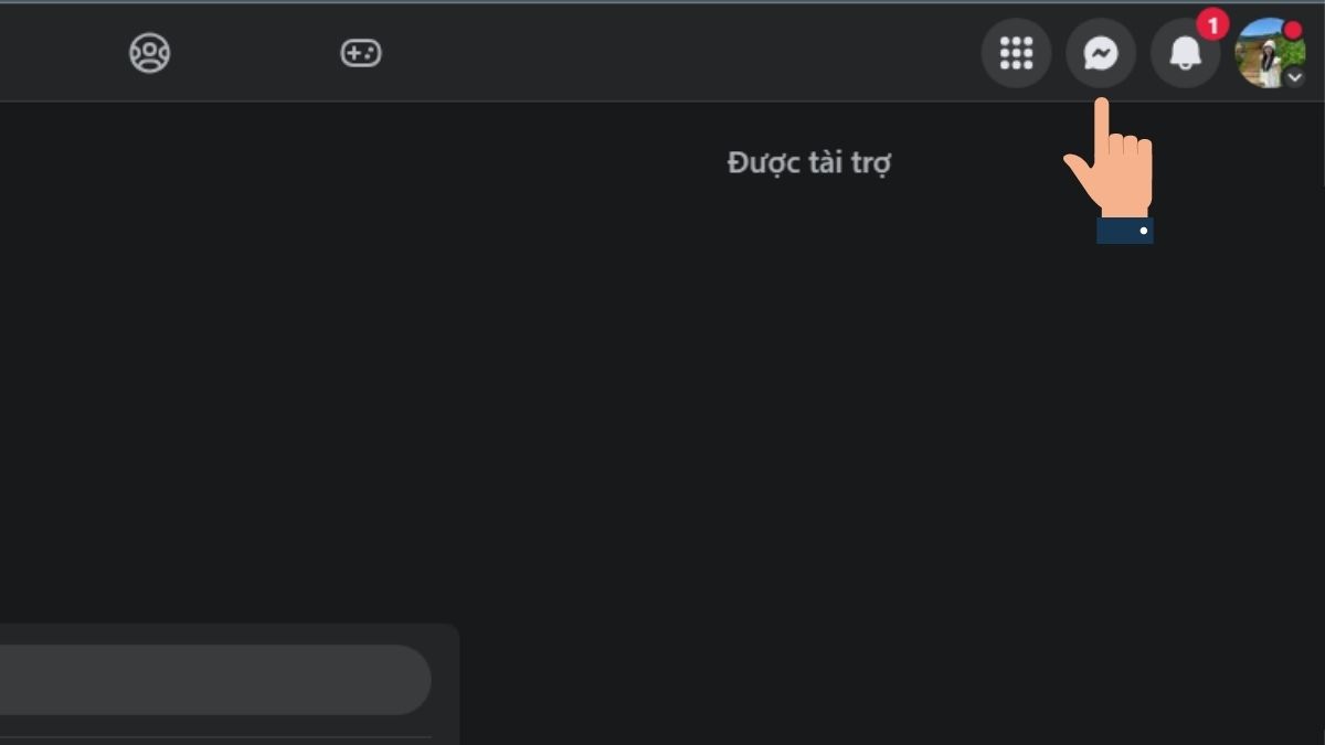 Cách đặt biệt danh trên messenger trên máy tính bước 1