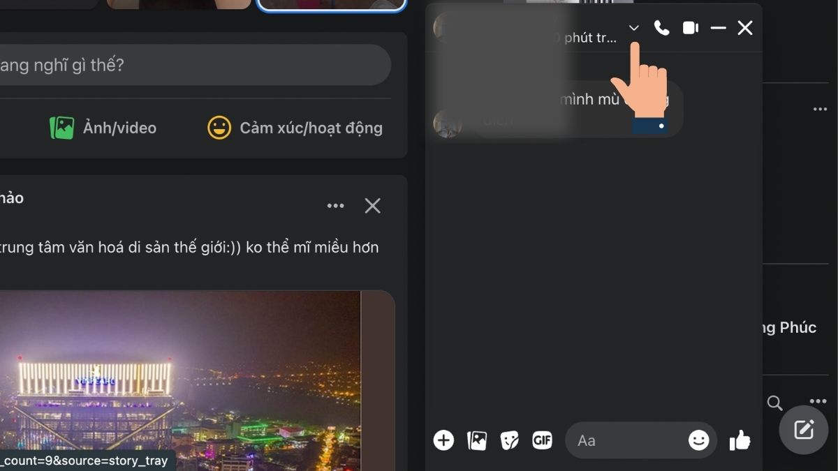 Cách đặt biệt danh trên messenger trên máy tính bước 3