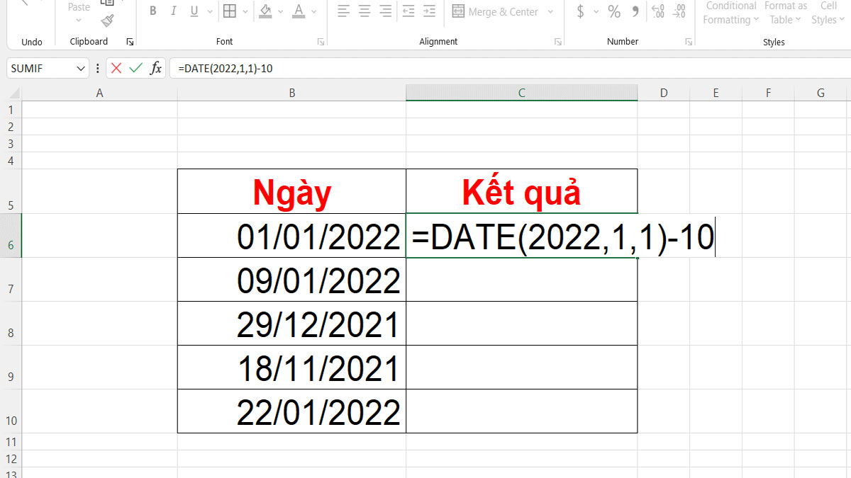 Hàm Date trong Excel là gì?