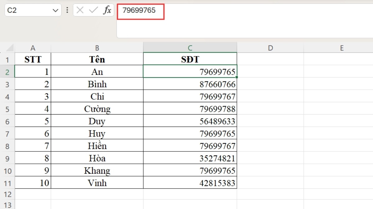 Lỗi khi dùng hàm thống kê số lượng trong Excel