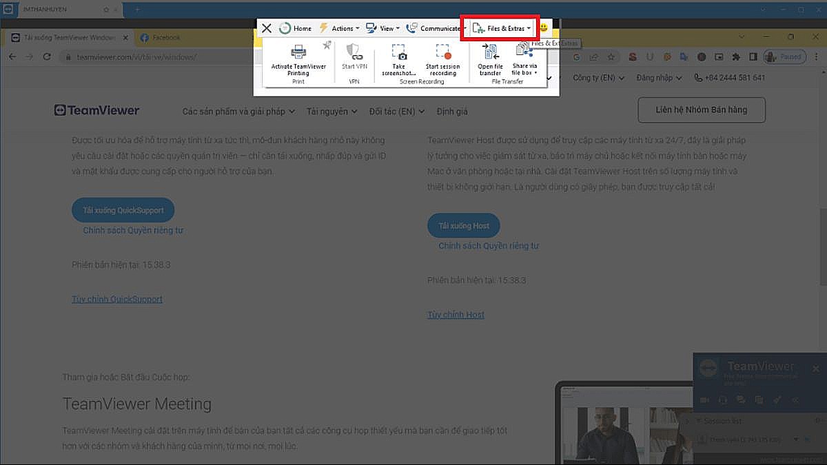 Hướng dẫn sử dụng TeamViewer để điều khiển máy khác bước 3