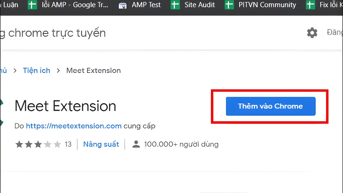 Hướng dẫn tải Google Meet cho máy tính bước 2