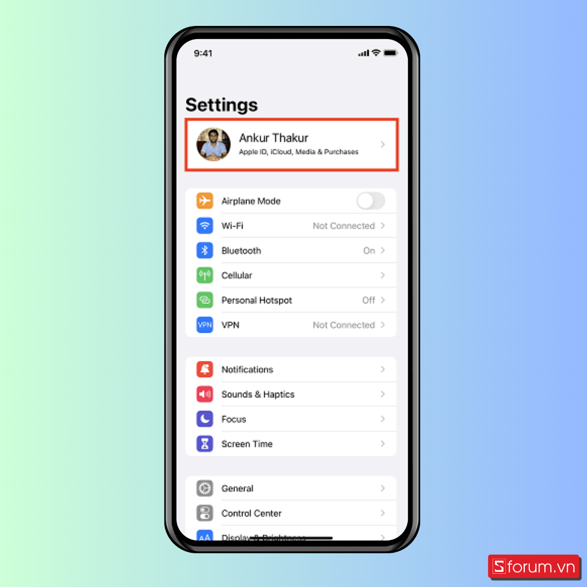 Cách xoá iCloud trên iPhone cũ - bước 1