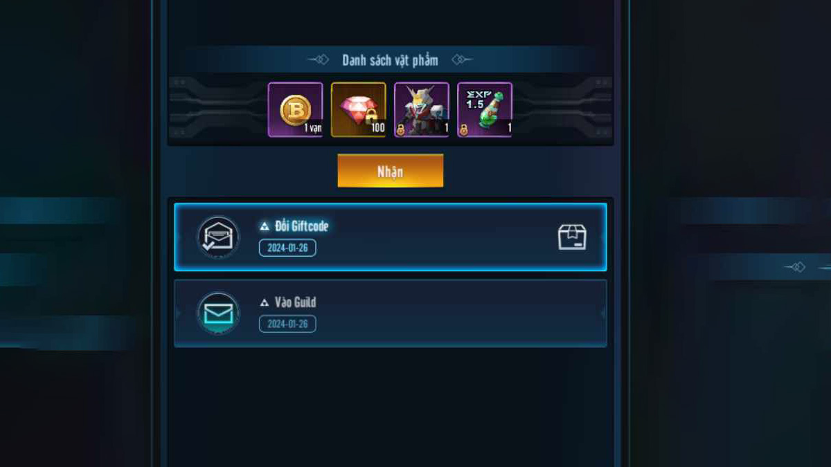 Hướng dẫn cách nhập code City Hunter bước 5