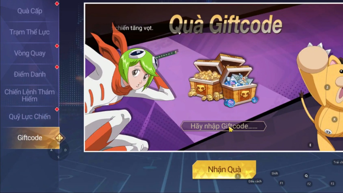 Cách nhập mã code Trảm Hồn Đao Mobile bước 3
