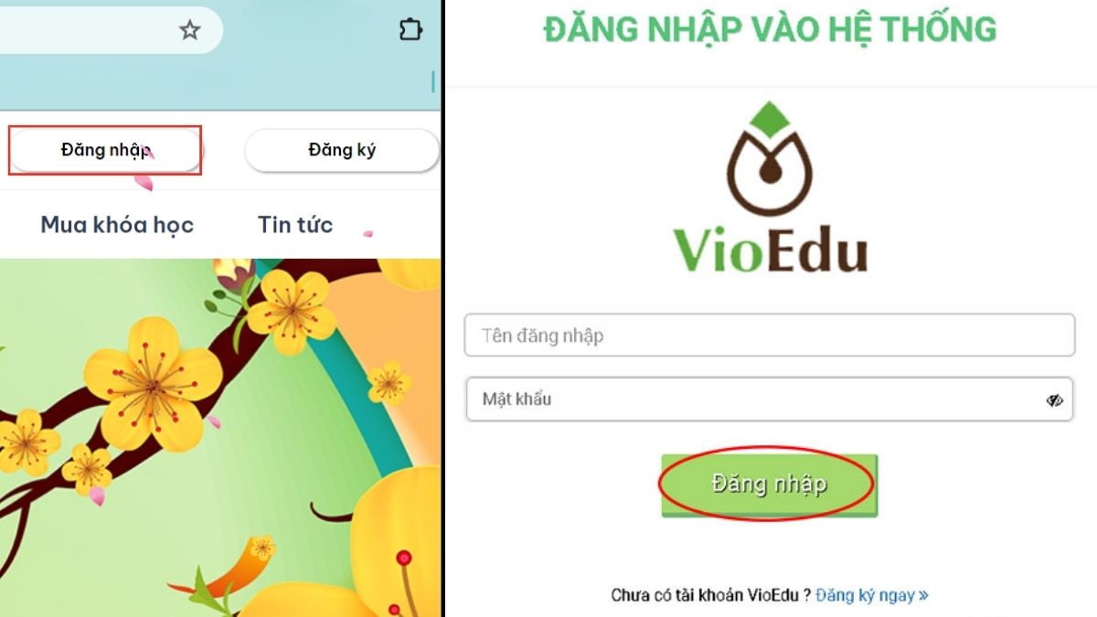 Cách tham gia đấu trường toán học VioEdubước 1