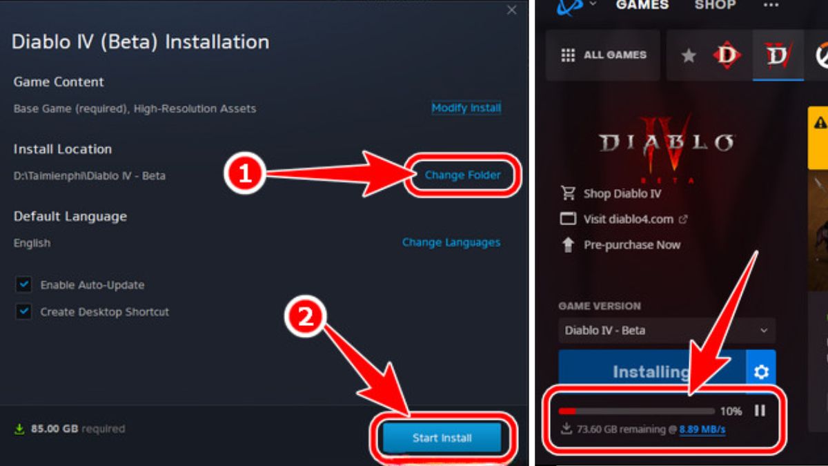 Cách tải game Diablo 4 trên máy tính bước 3