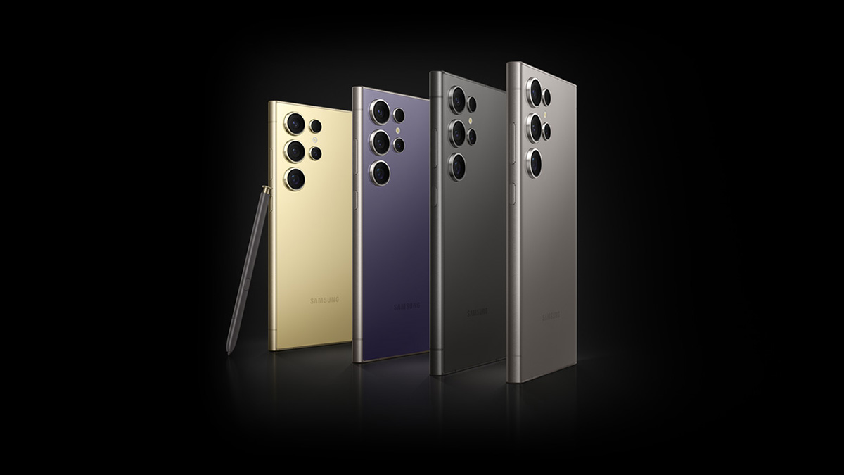 4 màu chính thức của S24 Ultra