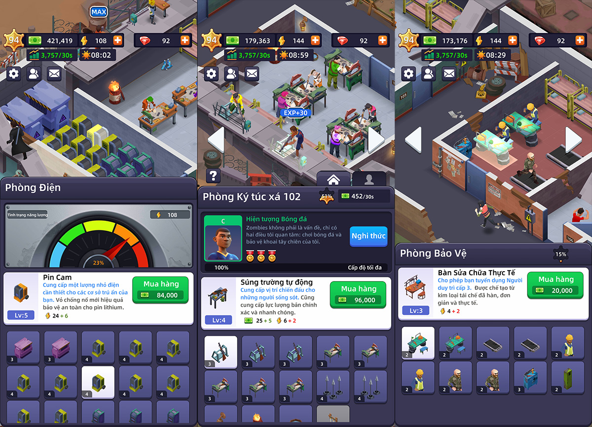 Giới thiệu Idle Survivor Fortress Tycoon - Pháo đài thời tận thế zombie