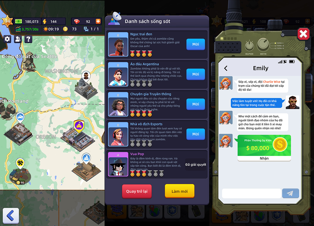 Giới thiệu Idle Survivor Fortress Tycoon - Pháo đài thời tận thế zombie