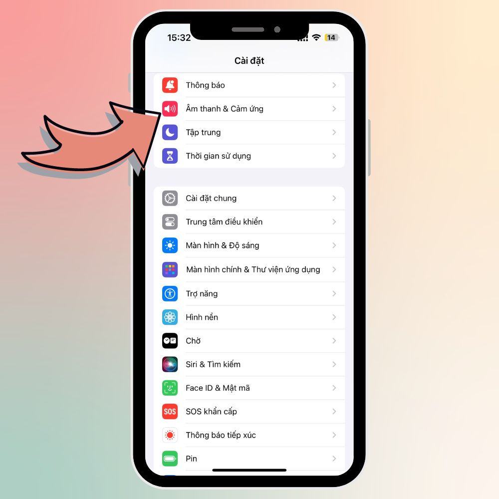 Cách tùy chỉnh âm cảnh báo trên iPhone 1