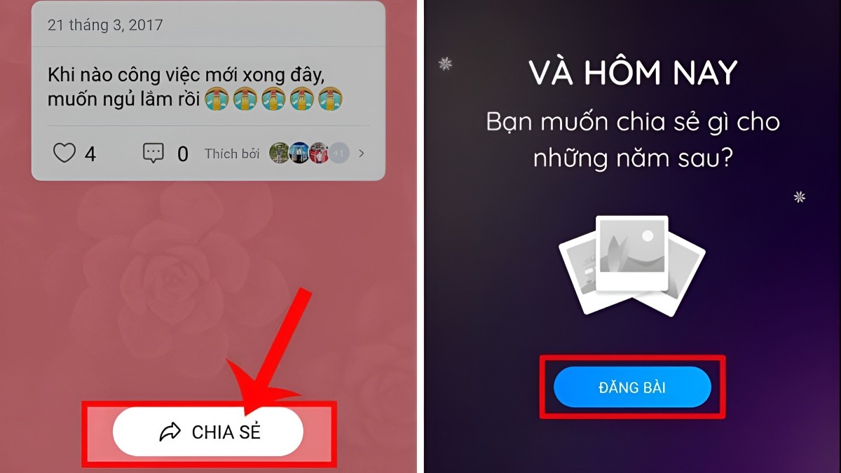 Cách chia sẻ kỷ niệm trên Zalo