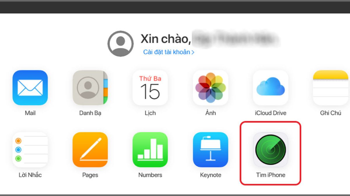 Sử dụng iCloud để khôi phục iPhone- bước 3