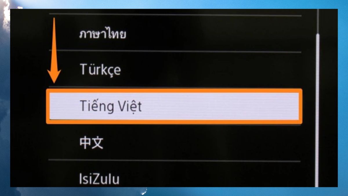 Cài đặt tivi về trạng thái ban đầu 8