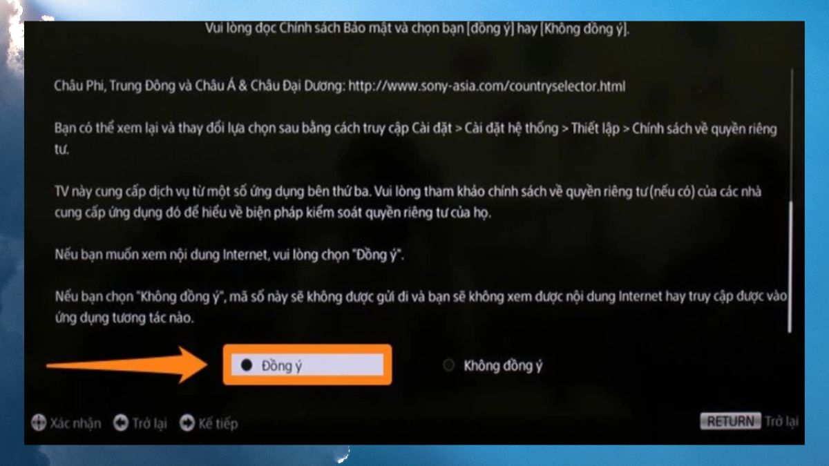 Cài đặt tivi về trạng thái ban đầu 9