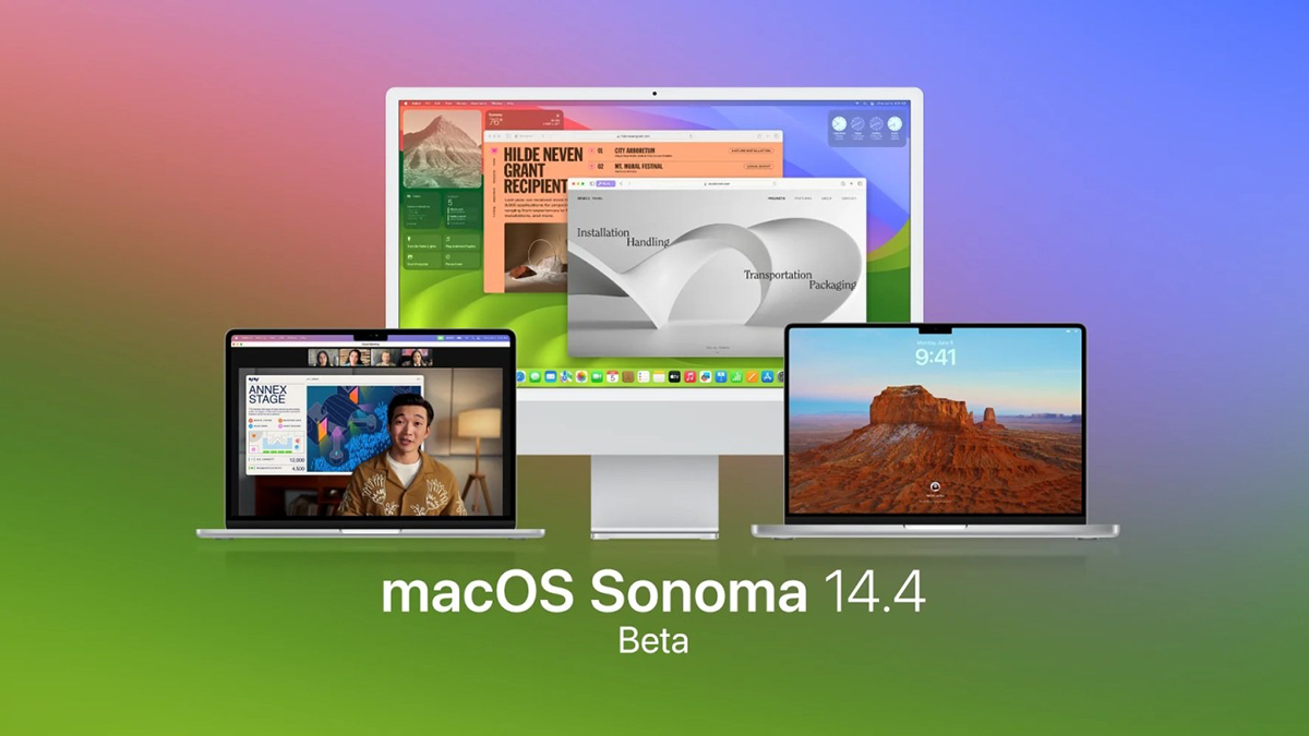 Đã có bản beta đầu tiên của macOS Sonoma 14.4