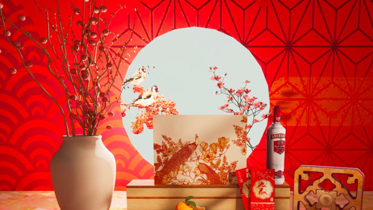 Mẫu hộp quà Tết in hình nghệ thuật