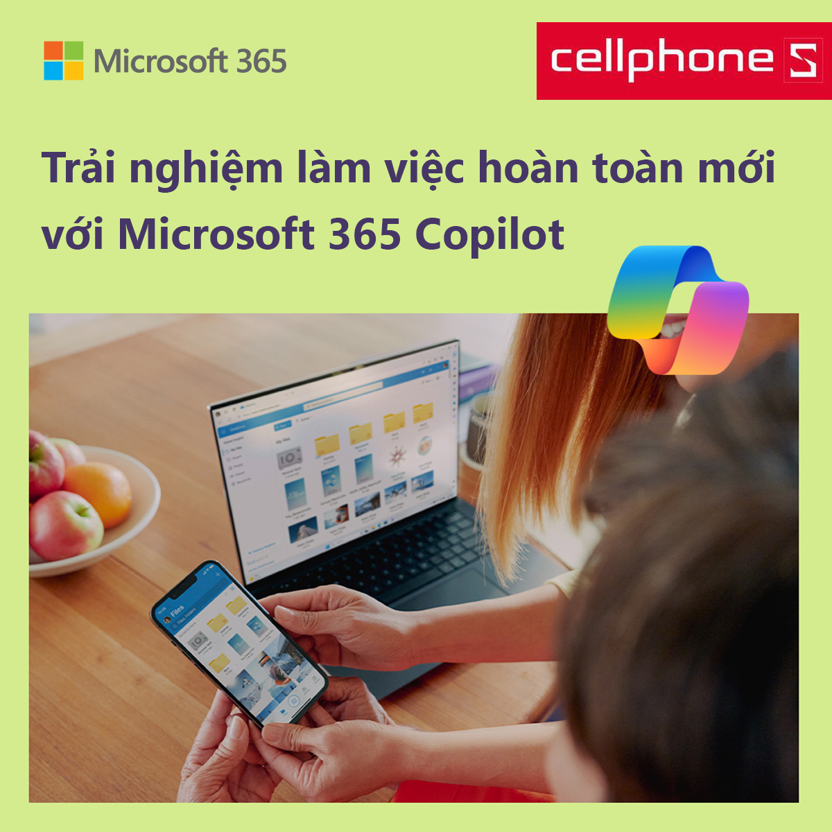 Trải nghiệm làm việc hoàn toàn mới với Microsoft 365 Copilot