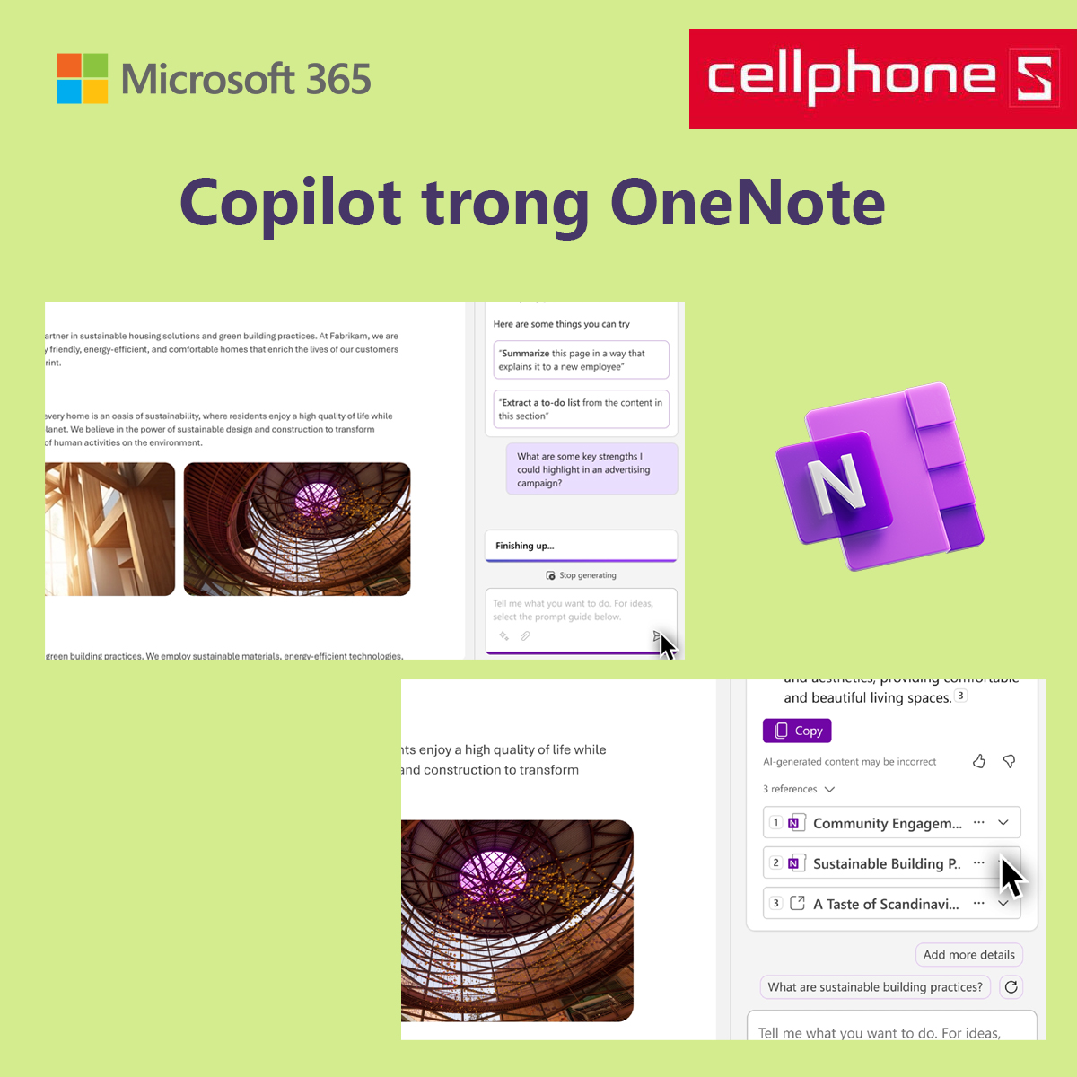 Copilot trong OneNote
