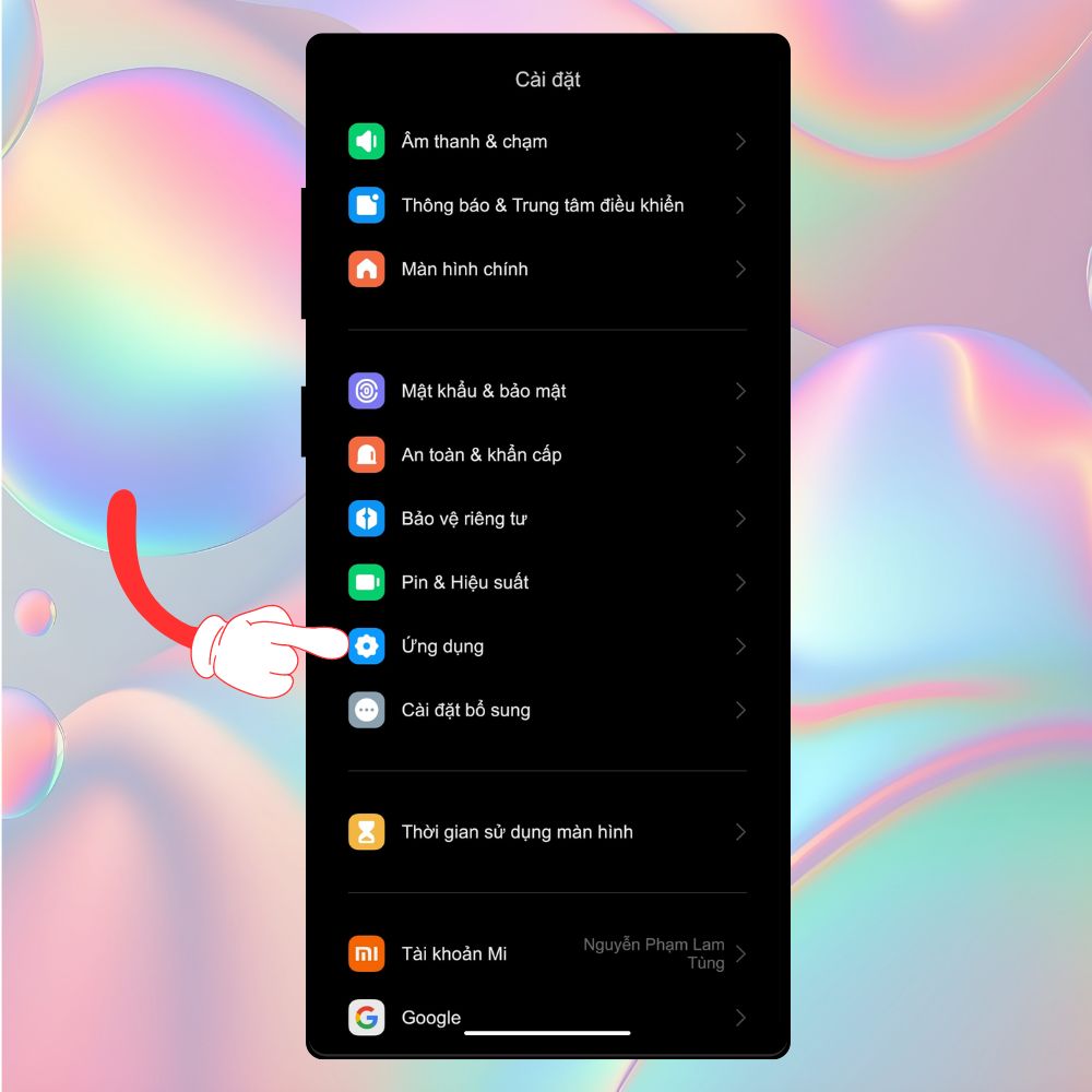 Cách nhân bản ứng dụng Redmi Note 13 Pro Plus 1