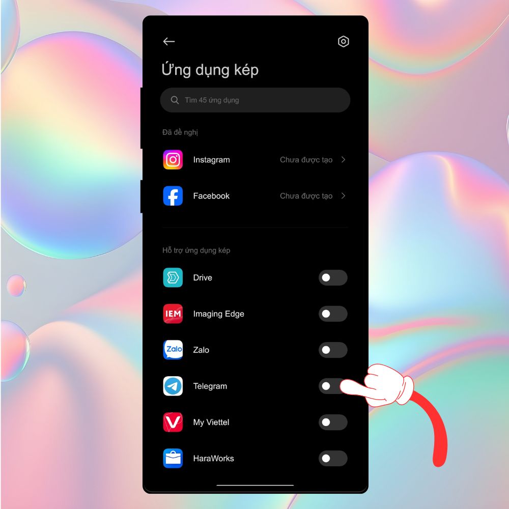Cách nhân bản ứng dụng Redmi Note 13 Pro Plus 3
