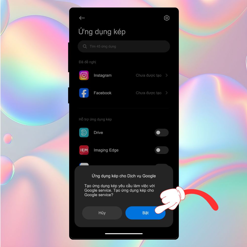 Cách nhân bản ứng dụng Redmi Note 13 Pro Plus 4