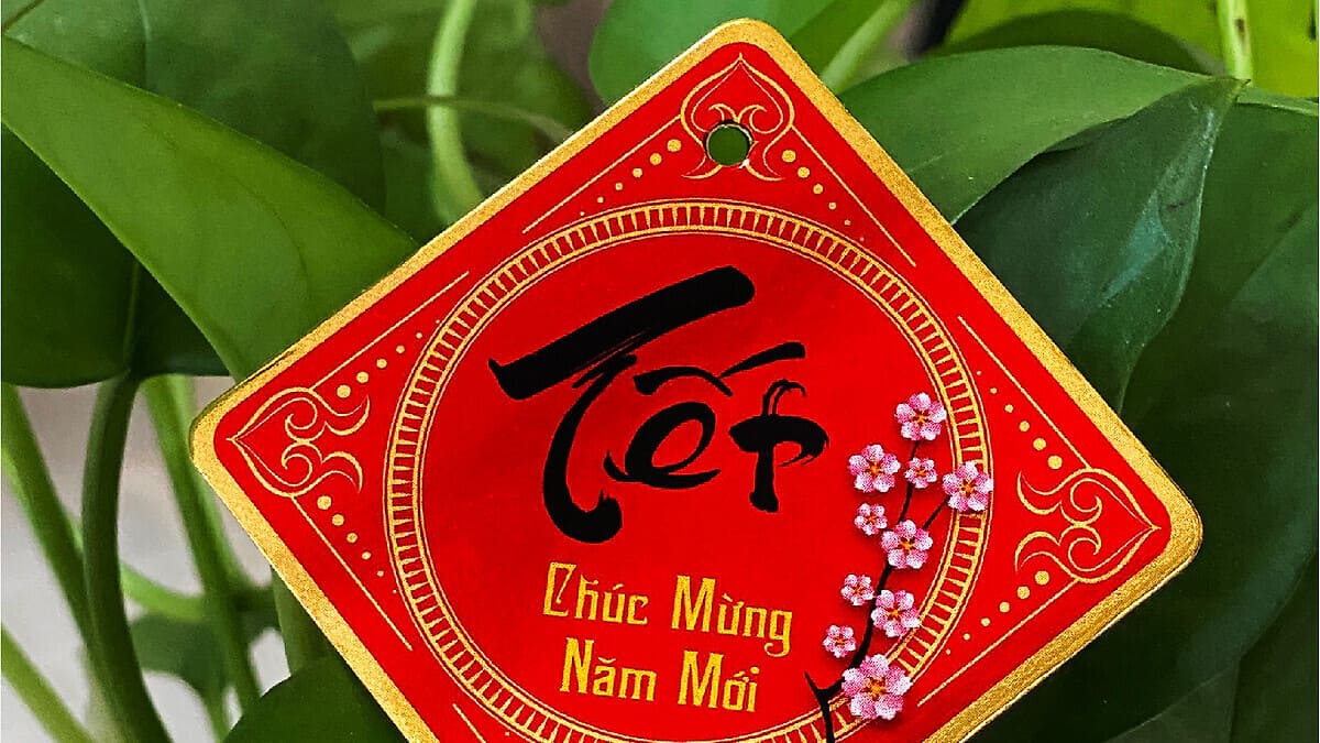 mẫu phụ kiện trang trí giỏ quà tết giá rẻ đẹp