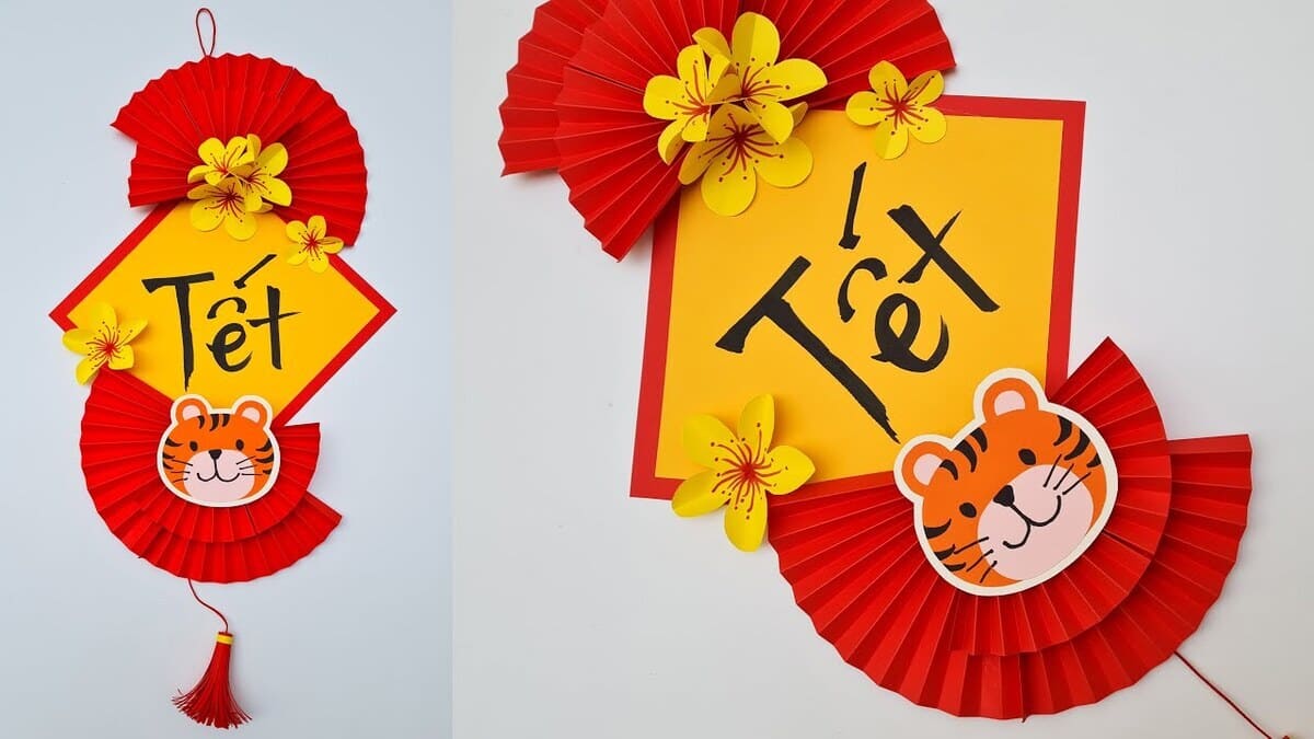 top mẫu phụ kiện trang trí giỏ quà tết 2024