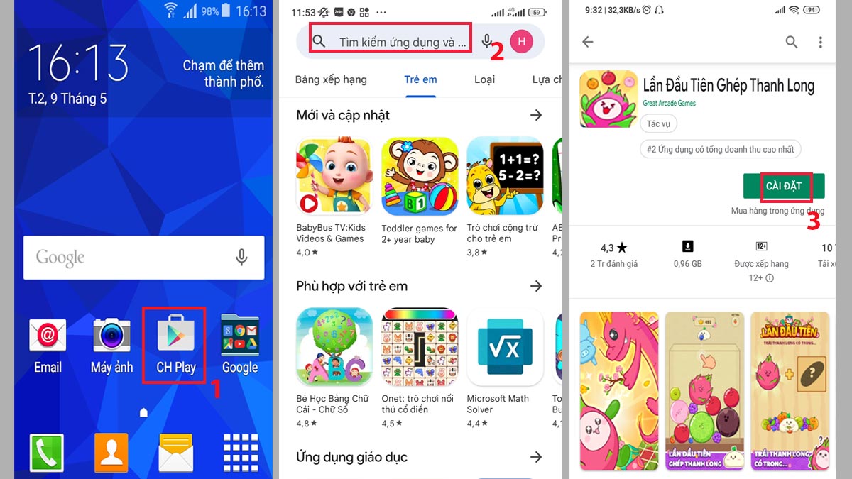 Cách tải Pitaya Merge: Fruit Fever trên Android