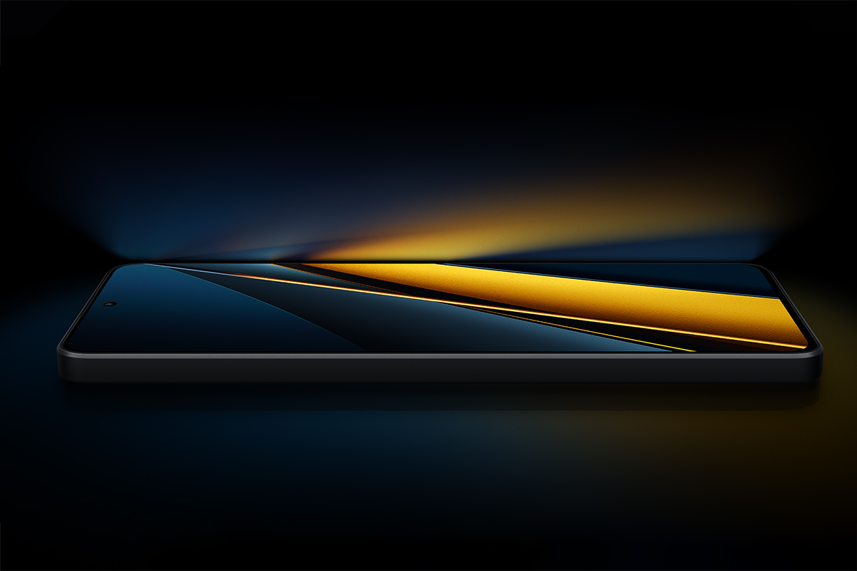 Tỷ lệ màn hình so với thân máy của POCO X60 Pro 5G lên đến 94%
