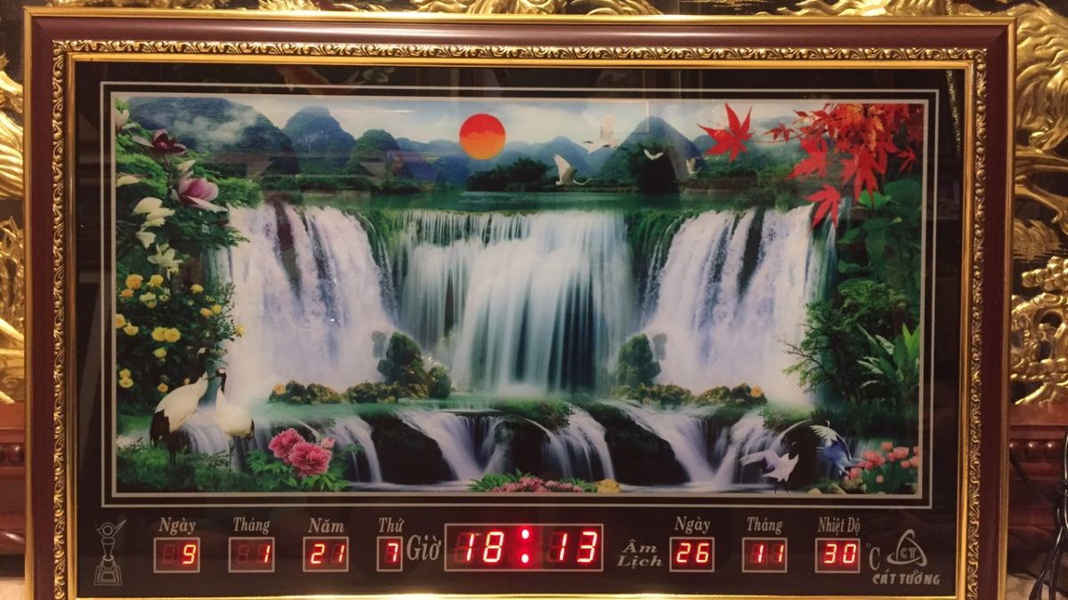 quà tặng tết công ty - Lịch vạn niên tranh phong cảnh