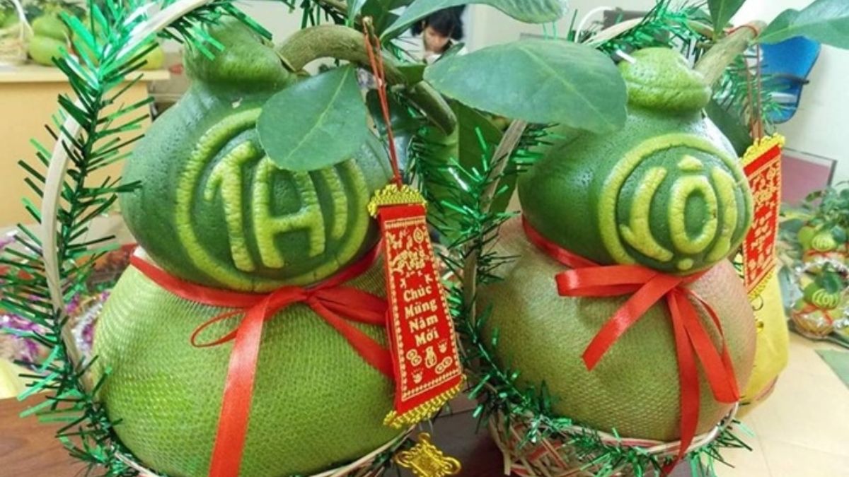 Trái cây tạo hình Tết - set quà Tết công ty, doanh nghiệp