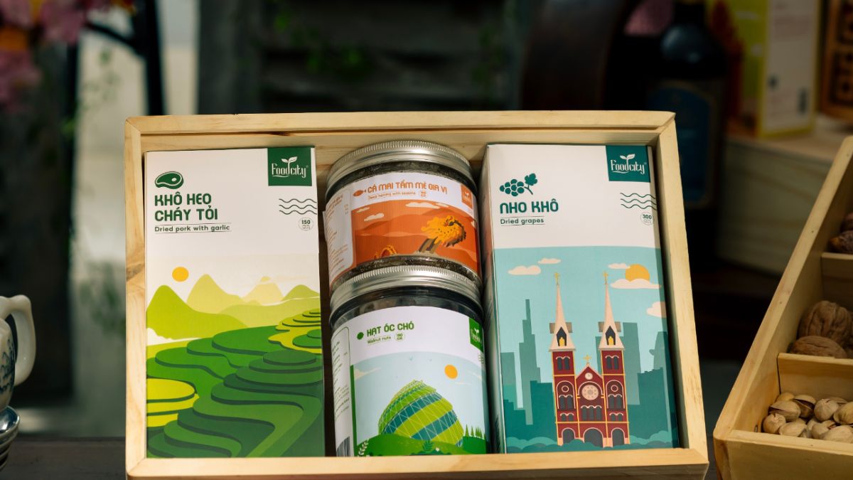 Set quà Tết Đại An 1 - top set quà tết giá rẻ sang trọng
