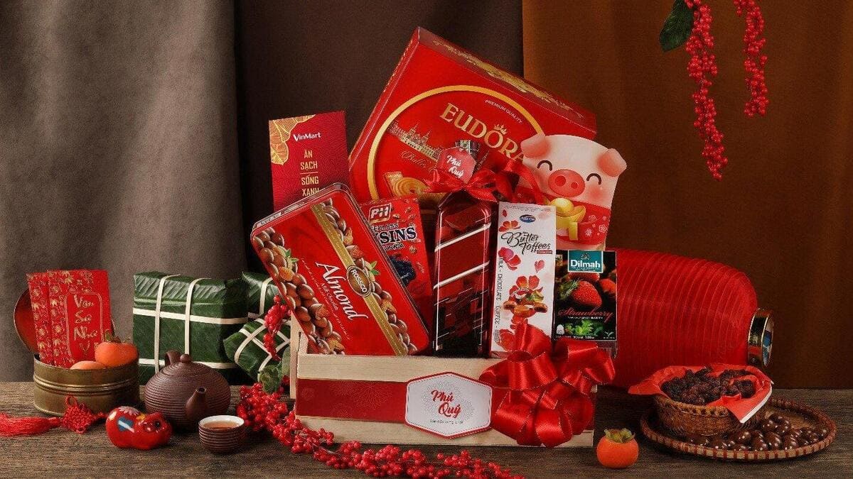 Những món có trong giỏ quà Tết Hà Nội