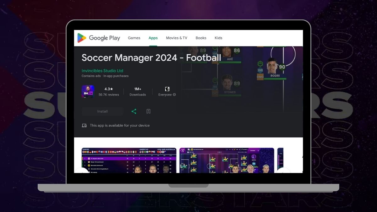 Cách tải Soccer Manager 2024 trên máy tính bước 3
