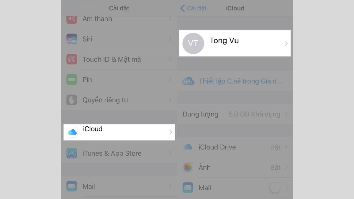Cách bật xác thực 2 yếu tố iCloud đơn giản bước 1