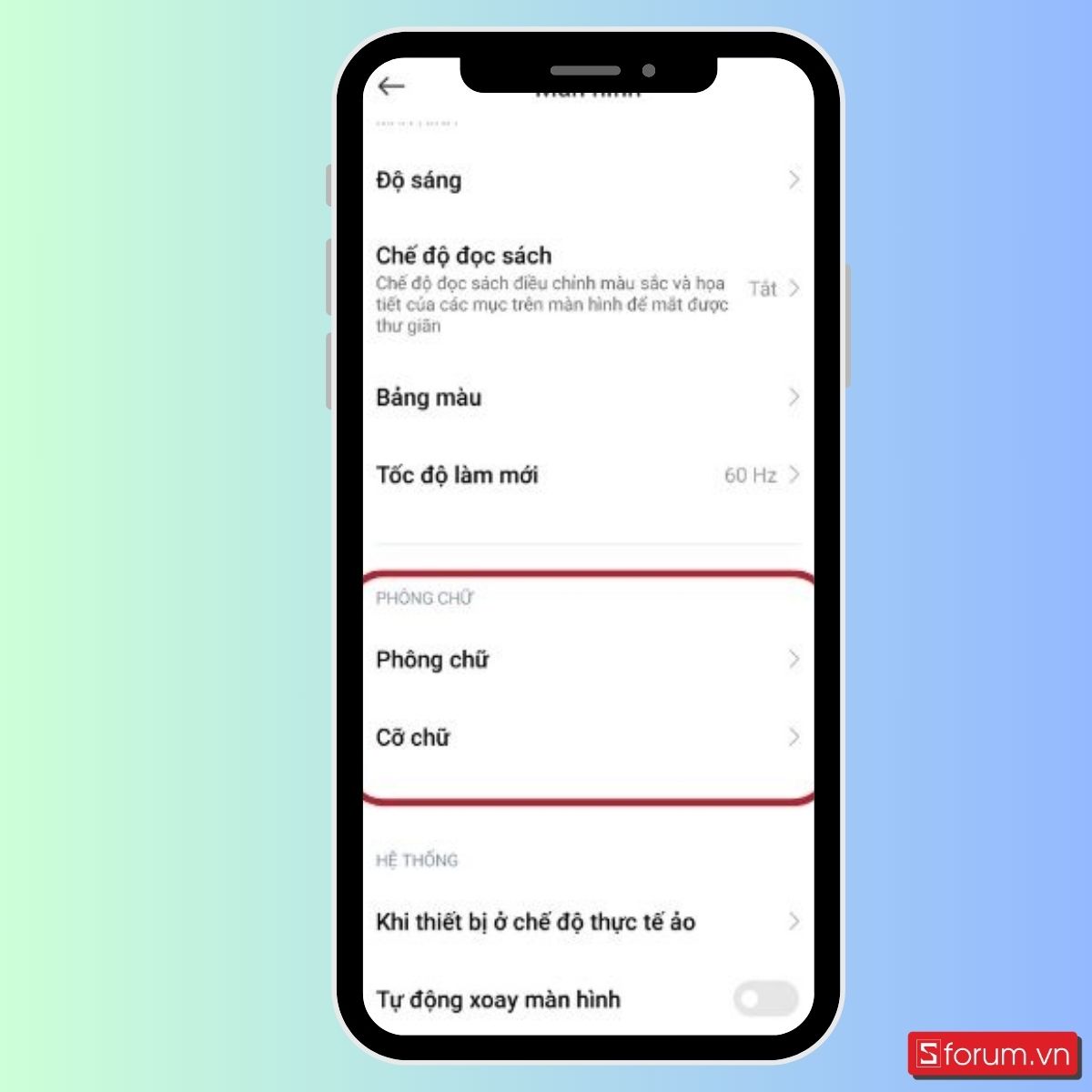 Cách chỉnh font chữ và size chữ trên Redmi Note 13