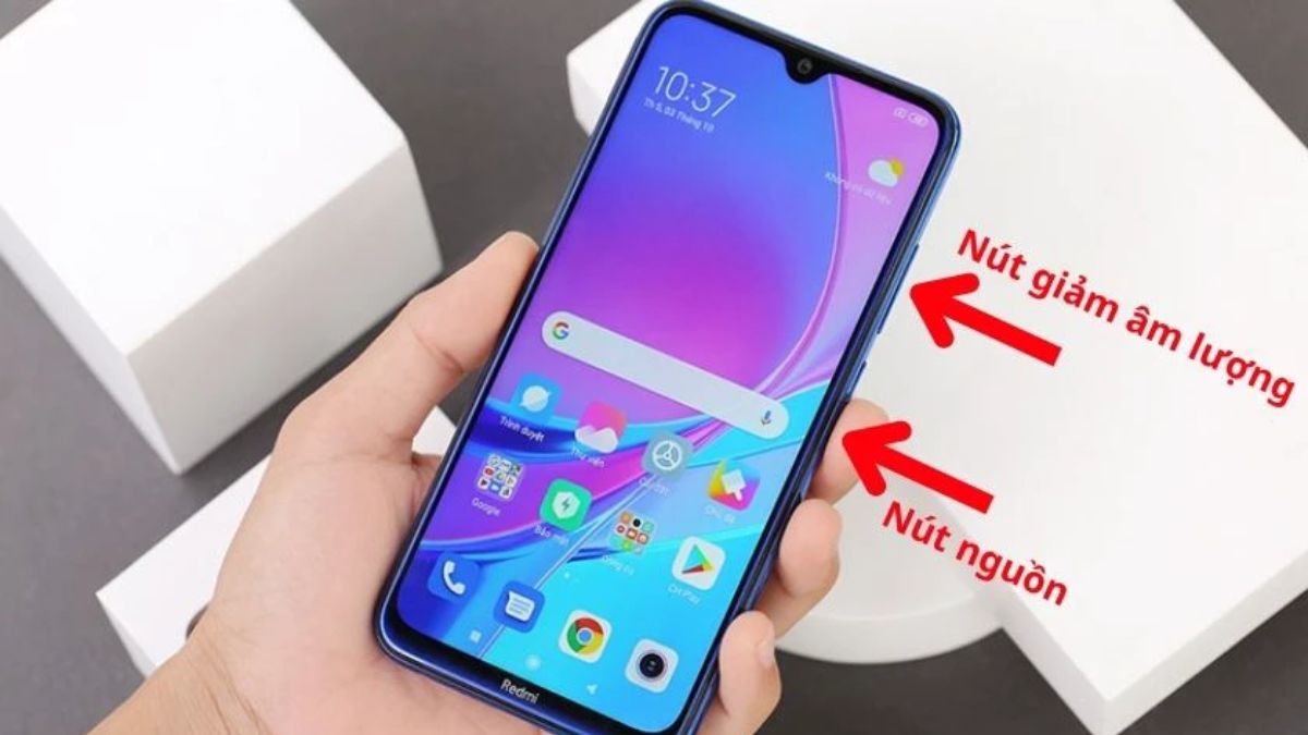 Cách chụp màn hình trên điện thoại Redmi Note 13