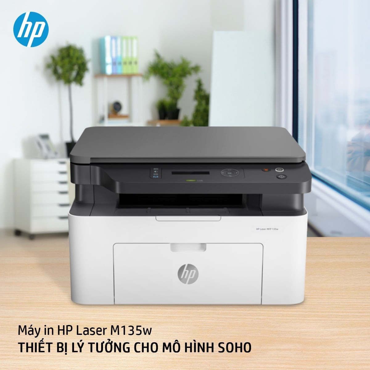 Máy in HP đa chức năng Laser MFP 135w (4ZB83A)