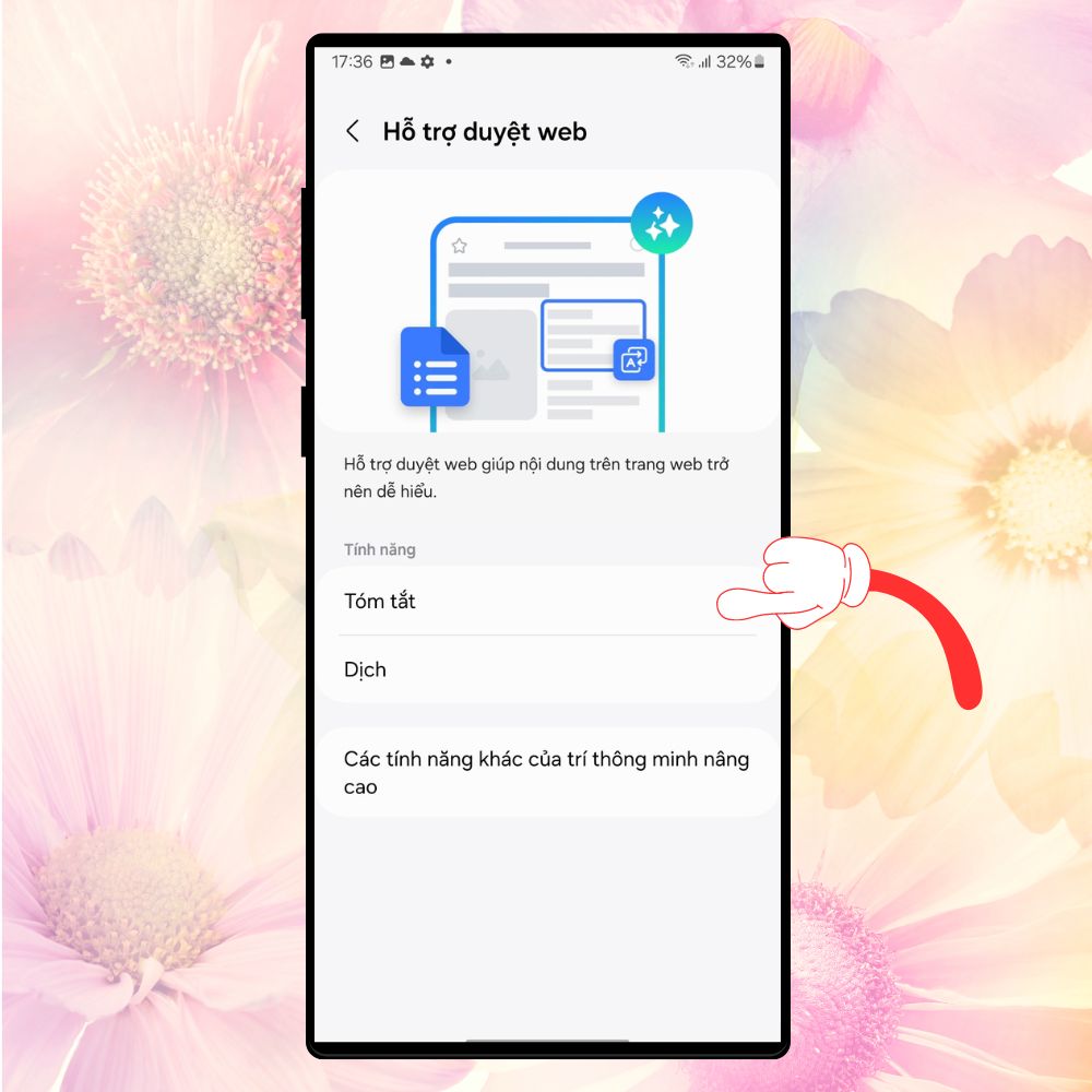 Cách sử dụng tính năng Trình duyệt thông minh trên Samsung Galaxy S24 Series 4