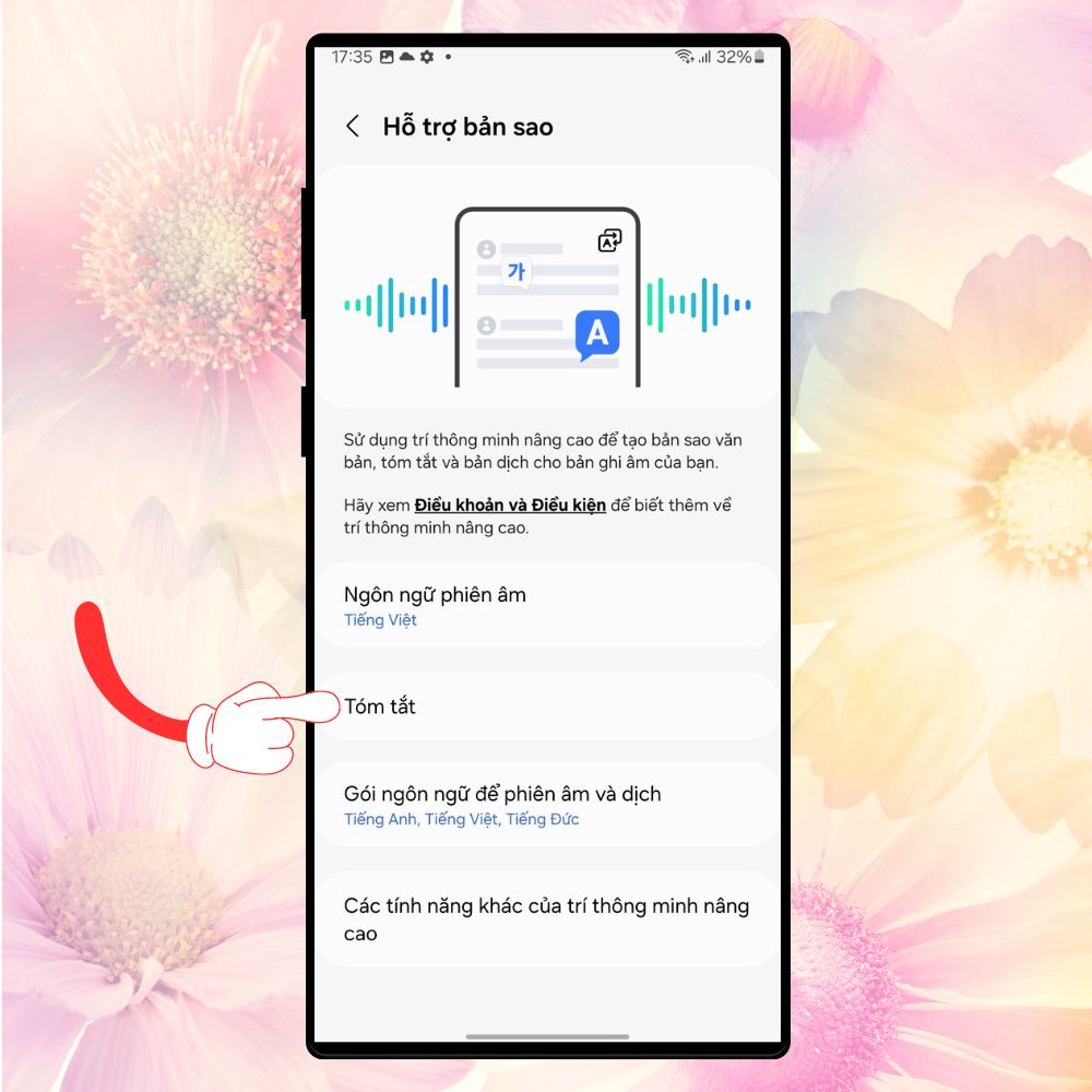 Cách sử dụng tính năng trợ lý ghi âm trên Samsung Galaxy S24 Series 4