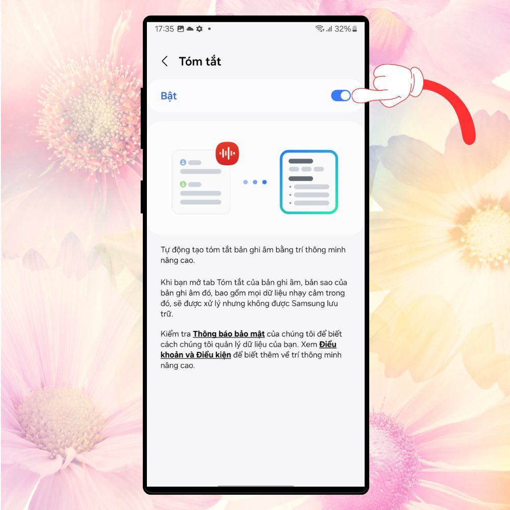 Cách sử dụng tính năng trợ lý ghi âm trên Samsung Galaxy S24 Series 5